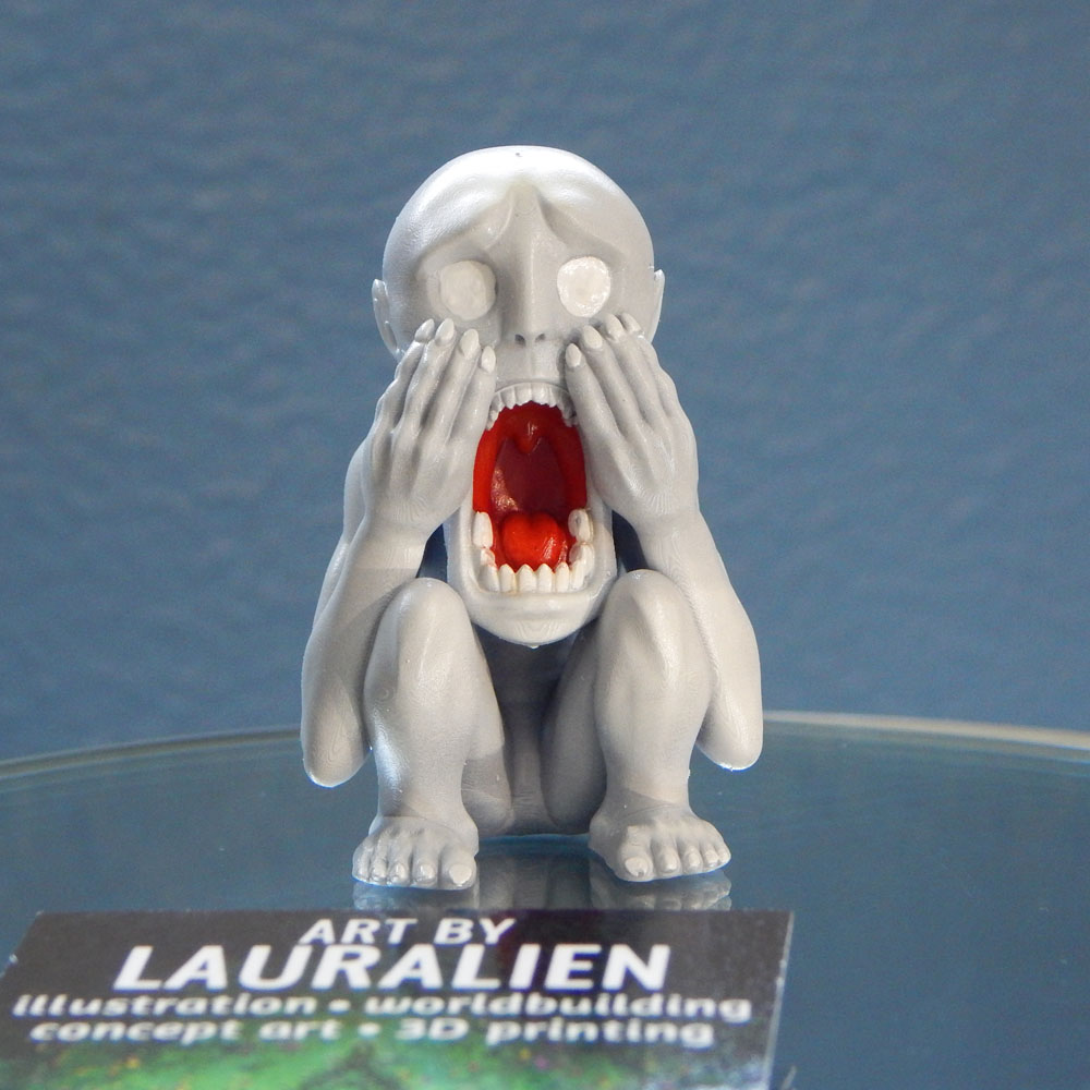 SCP-096 – Shy Guy Monster Figurine - Shop Art by Lauralien